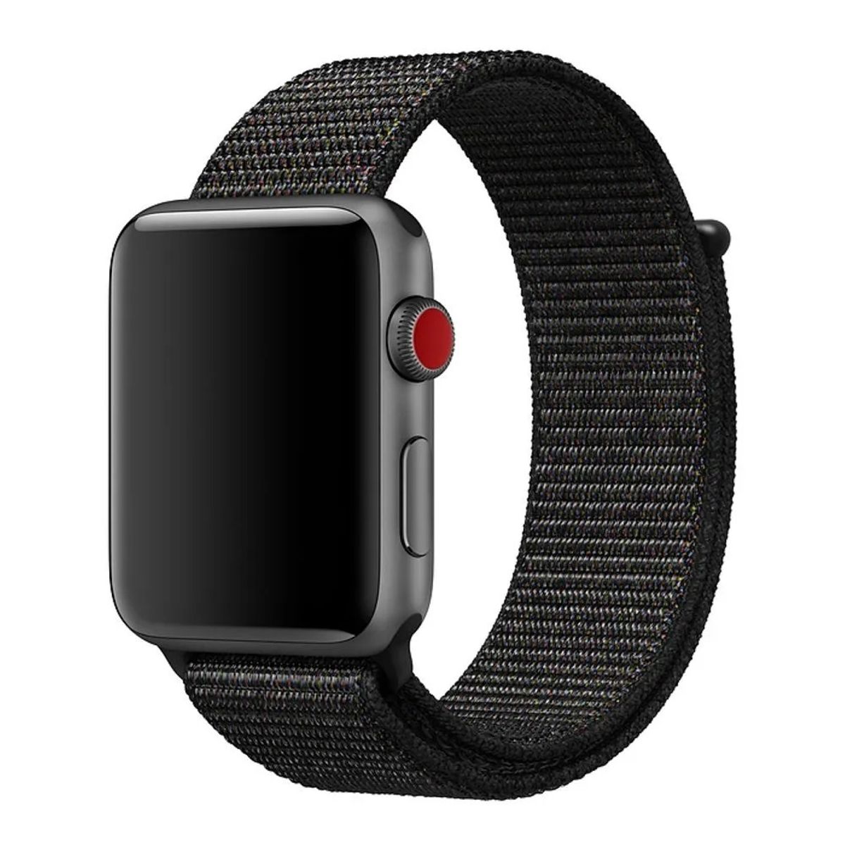 GENERICO - Correa de Nylon Classic para Apple Watch 38mm - 40mm - 41mm - Negro