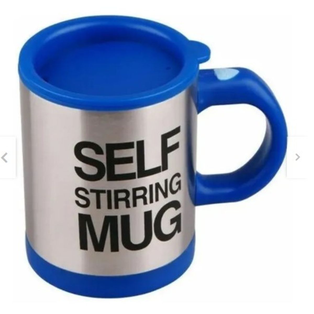 GENERICO - Taza automatica giratoria mezcladora batidora 400ml acero inoxidable