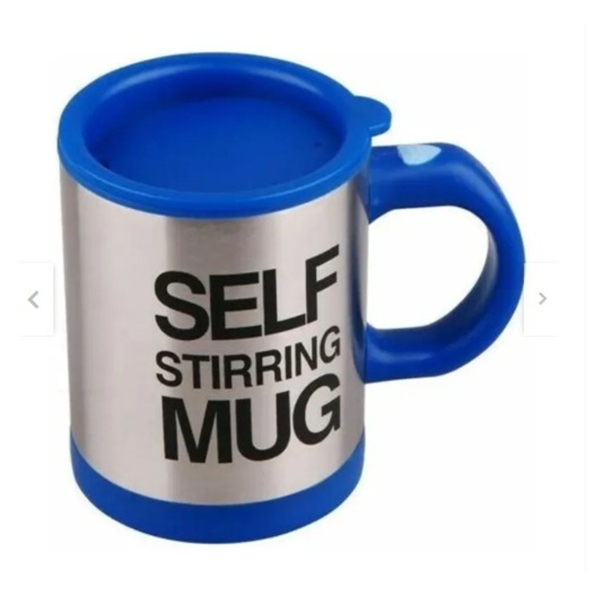 GENERICO - Taza automatica giratoria mezcladora batidora 400ml acero inoxidable