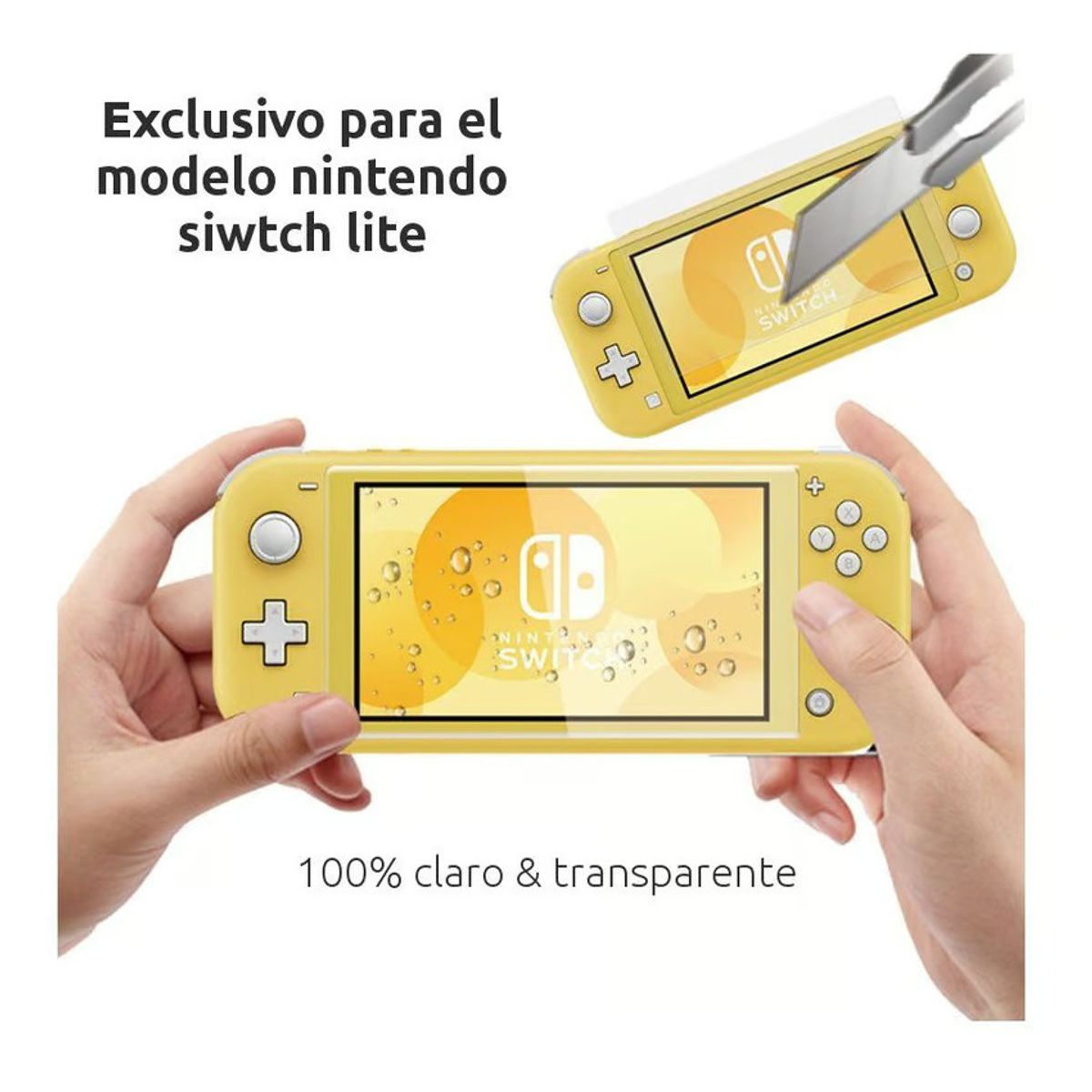 GENERICO - Protector pantalla cristal templado p'  nintendo switch lite