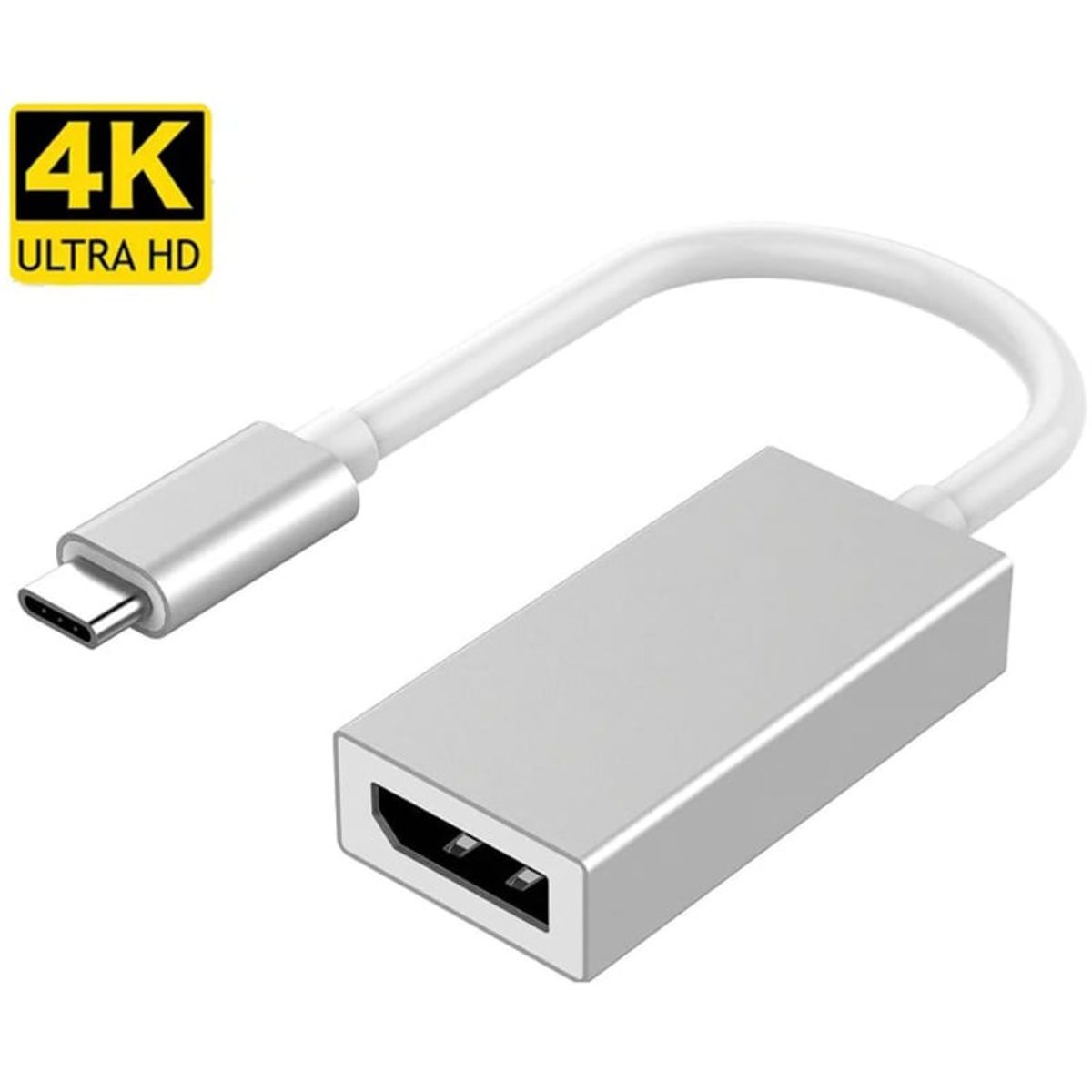 GENERICO - Cable Adaptador Usb-C Tipo C a Displayport DP 4K 60Hz aluminio