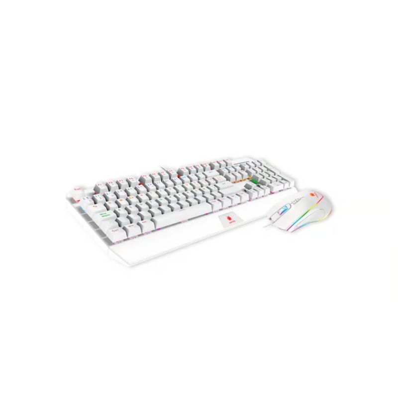 ANTRYX - Kit Gaming GC-5100 White Antryx Teclado + Mouse Switch Blue
