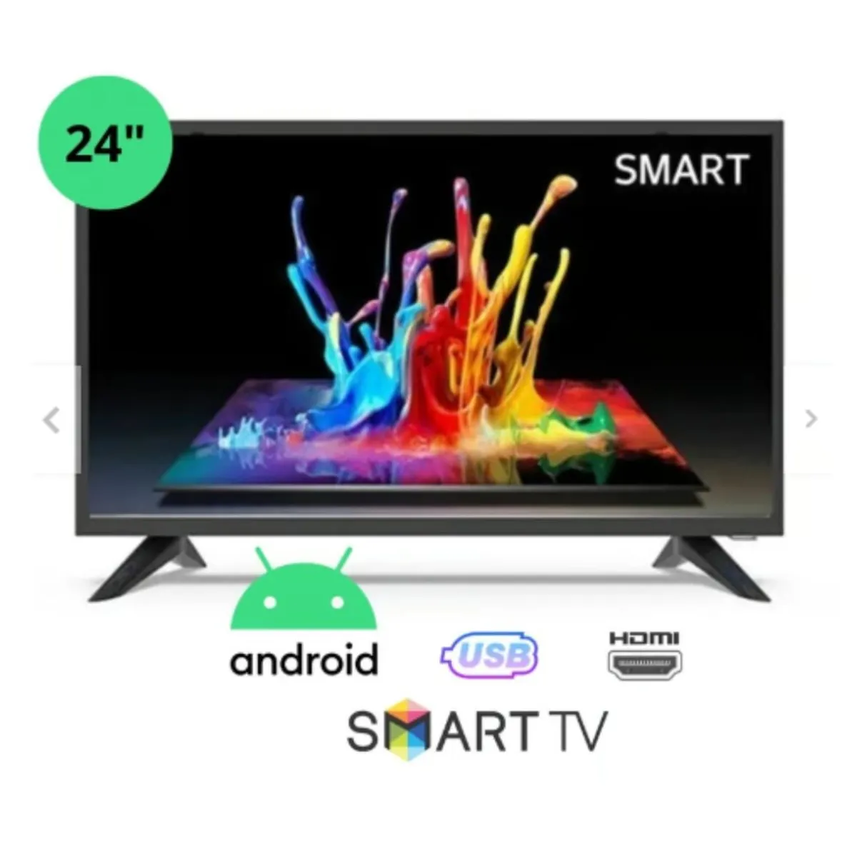 GENERICO - Televisor LED 24 Smart TV con AndroidTV INNOS