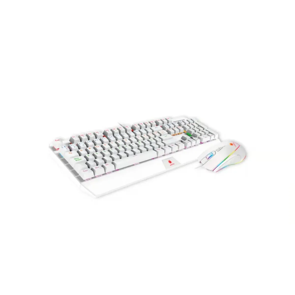 ANTRYX - Kit Gaming GC-5100 White Antryx Teclado + Mouse Switch Blue