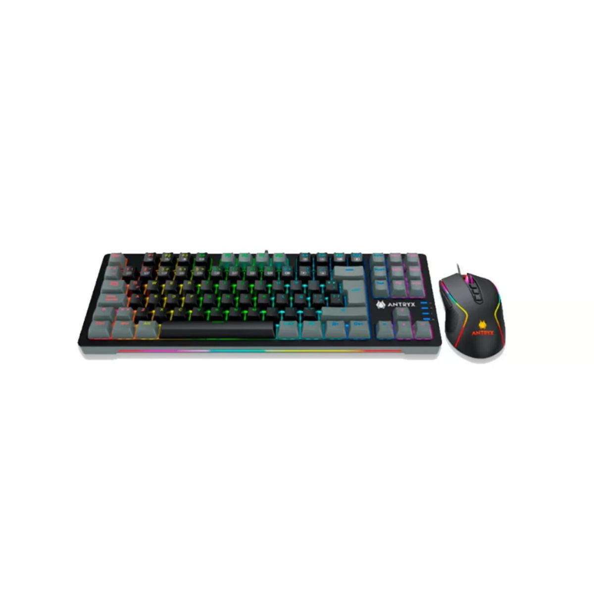 ANTRYX - Kit Gaming Antryx Teclado mecanico + mouse GC-5500 Blue Switch