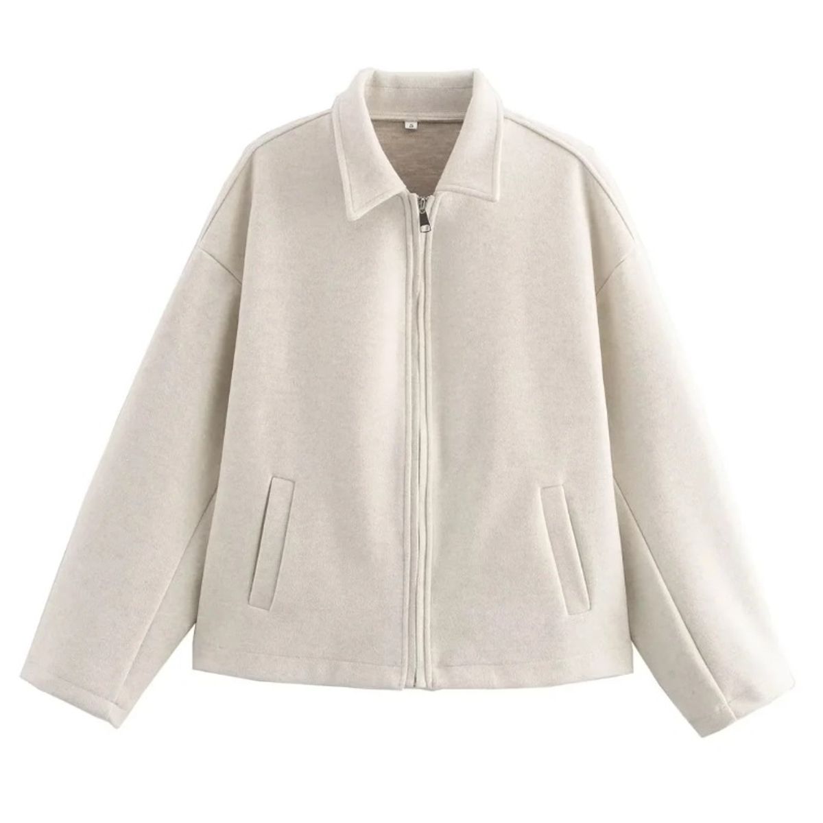 TIOZONEY - Chaqueta corta de lana para mujeres