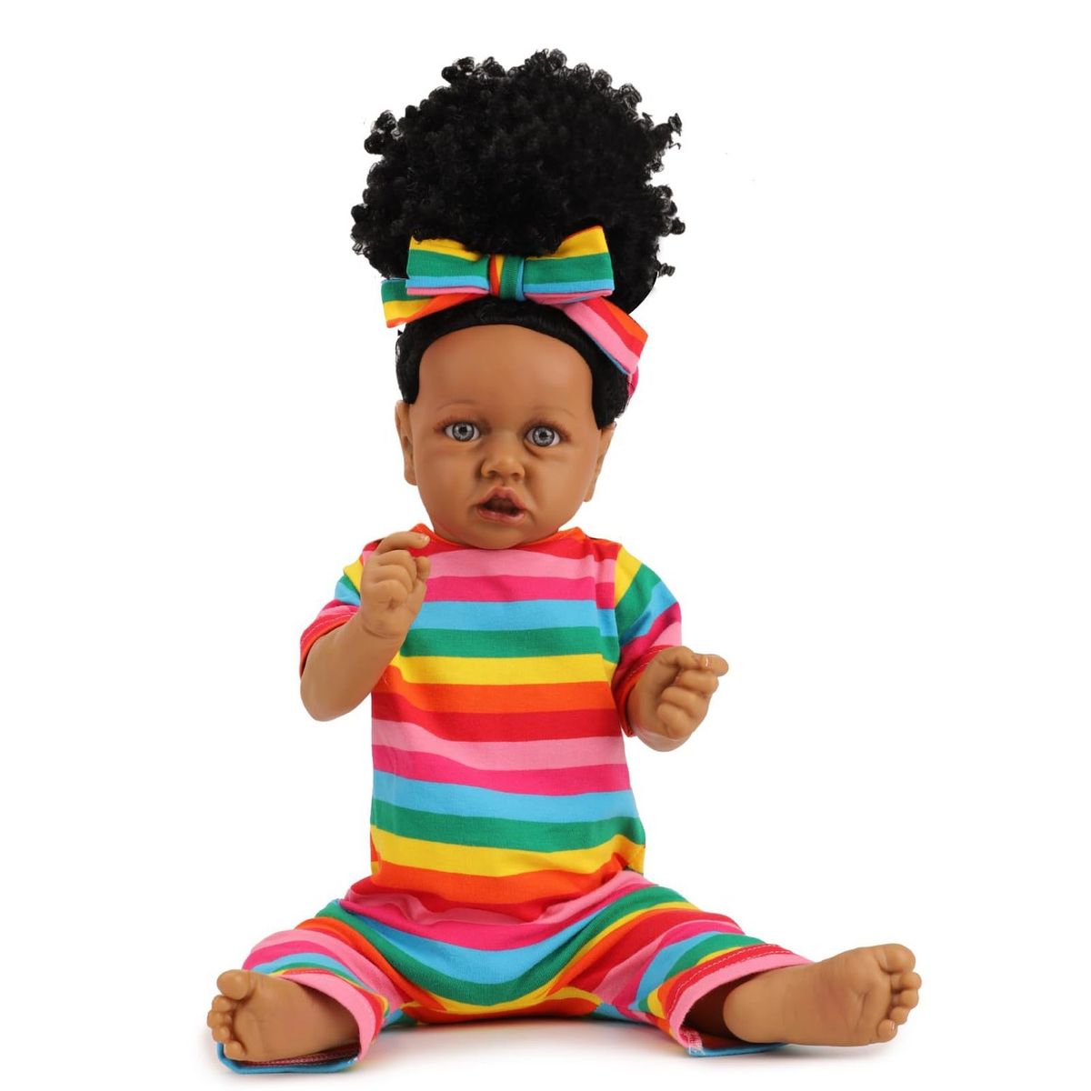 TIOZONEY - Muñeca bebe reborn vinilo de silicona juguetes para 55cm