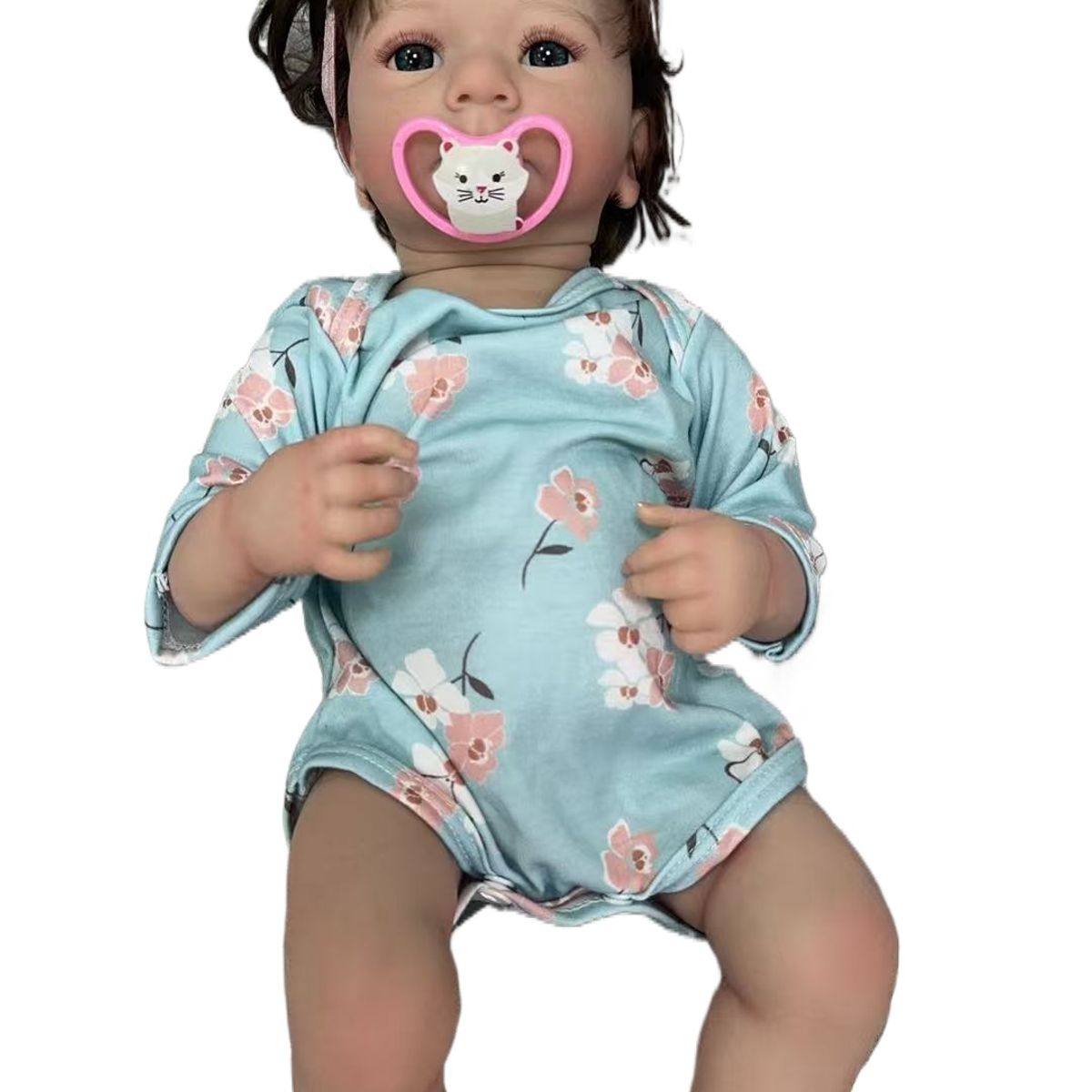 TIOZONEY - Muñeca bebe reborn vinilo de silicona juguetes para 50cm