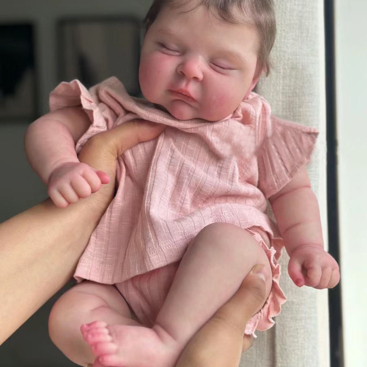 TIOZONEY - Muñeca bebe reborn vinilo de silicona juguetes para 50cm