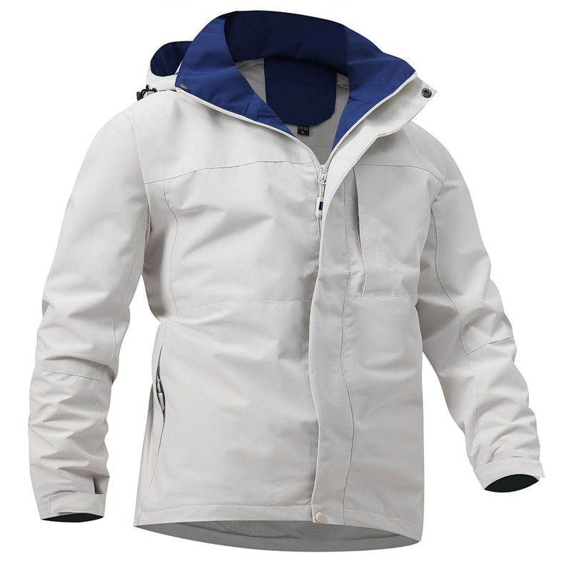 TIOZONEY - Chaqueta Hombre -Blanco