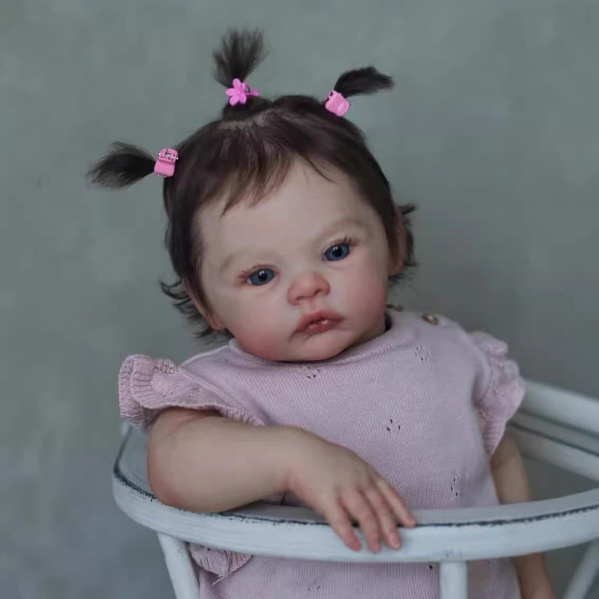 TIOZONEY - Muñeca bebe reborn vinilo de silicona juguetes para 50cm