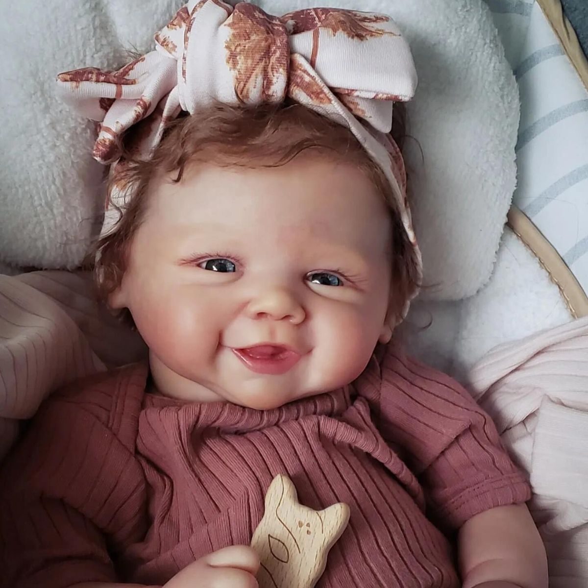 TIOZONEY - Muñeca bebe reborn vinilo de silicona juguetes para 50cm