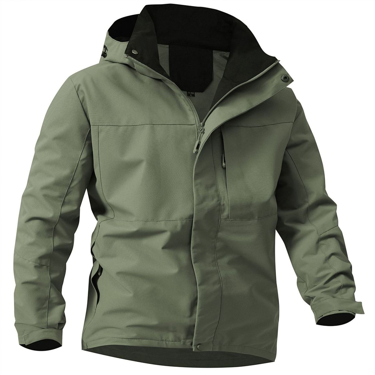 TIOZONEY - Chaqueta Hombre -Verde