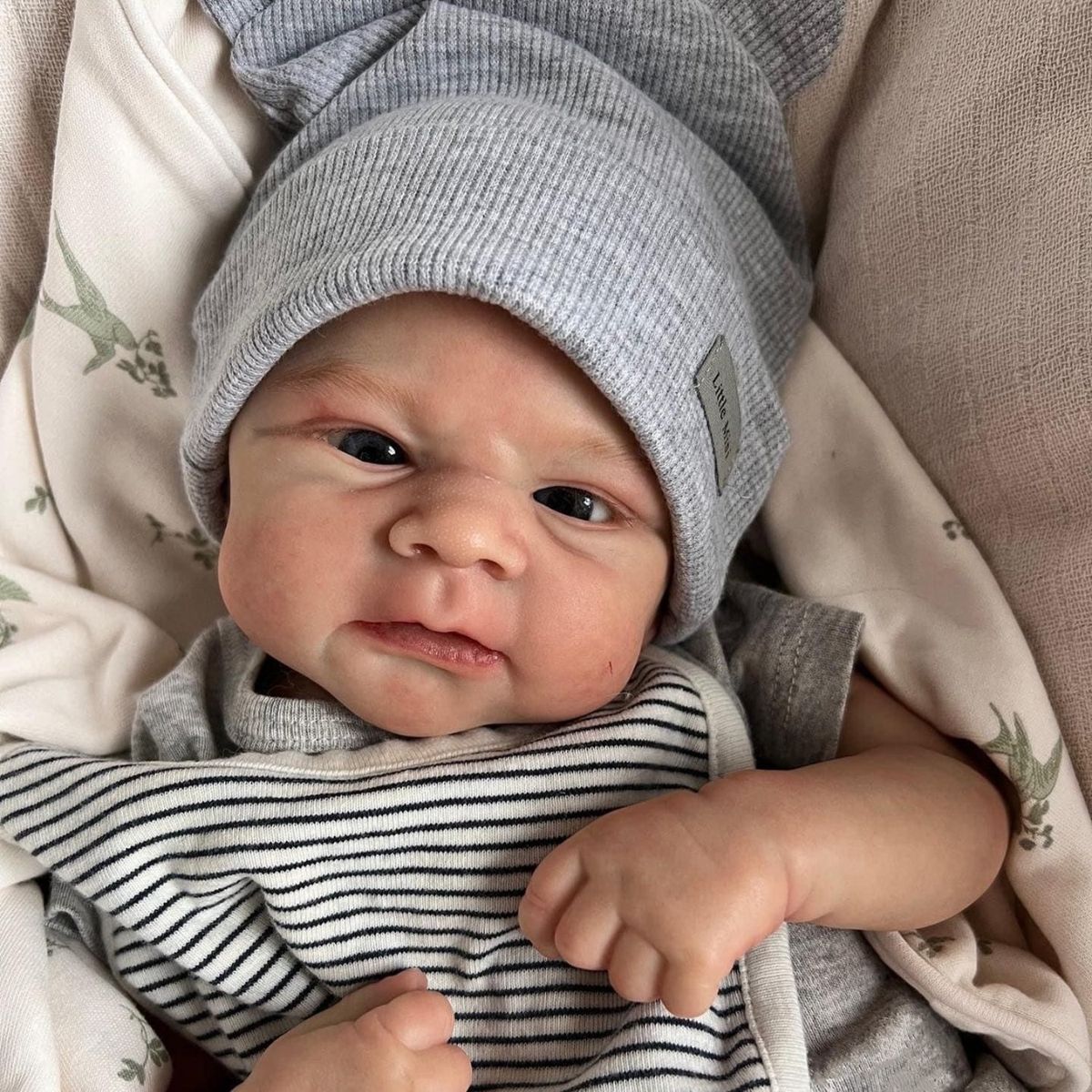 TIOZONEY - Muñeca bebe reborn vinilo de silicona juguetes para 50cm