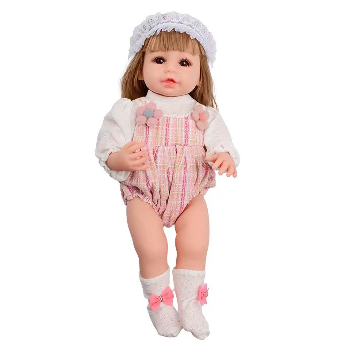 TIOZONEY - Muñeca bebe reborn vinilo de silicona juguetes para 55cm