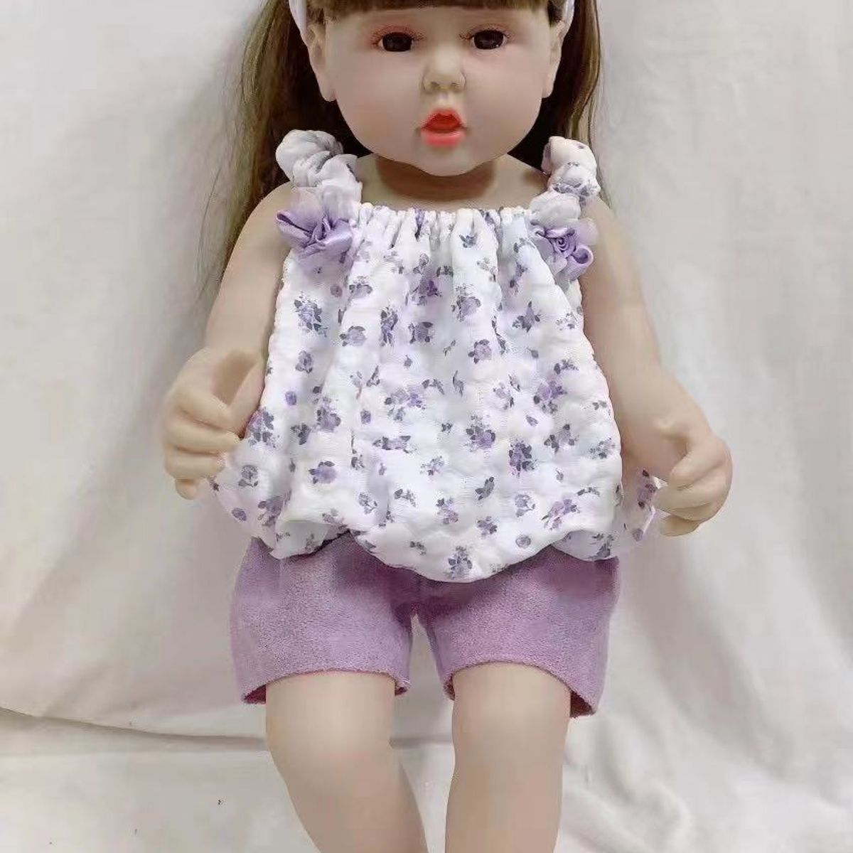 TIOZONEY - Muñeca bebe reborn vinilo de silicona juguetes para 55cm