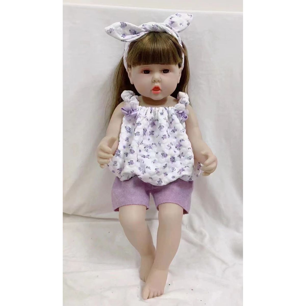 TIOZONEY - Muñeca bebe reborn vinilo de silicona juguetes para 55cm