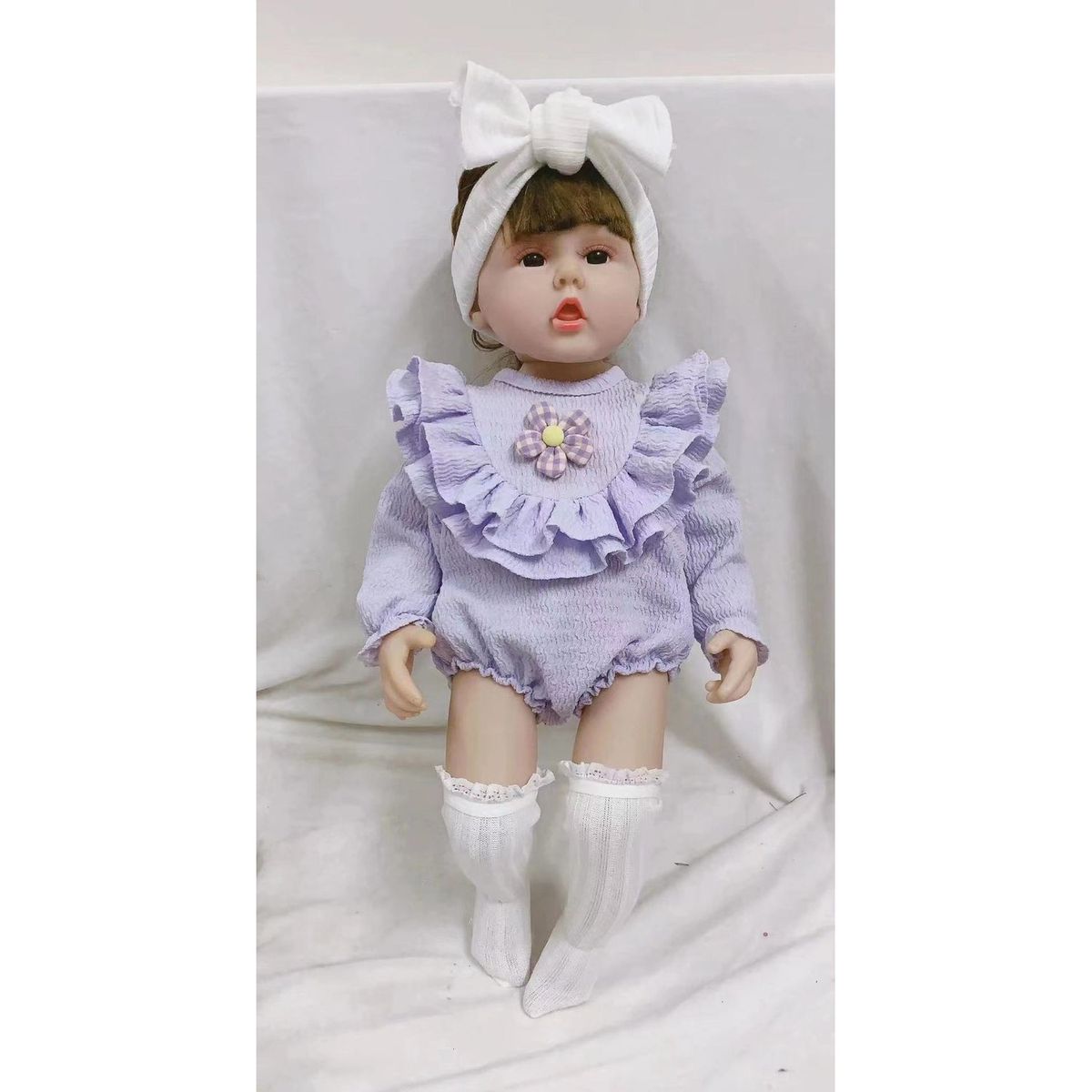 TIOZONEY - Muñeca bebe reborn vinilo de silicona juguetes para 55cm