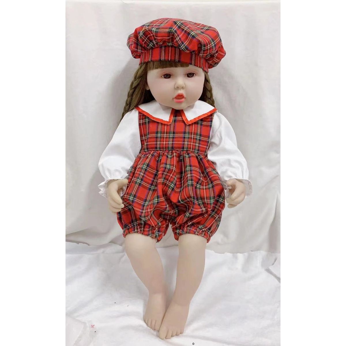 TIOZONEY - Muñeca bebe reborn vinilo de silicona juguetes para 55cm