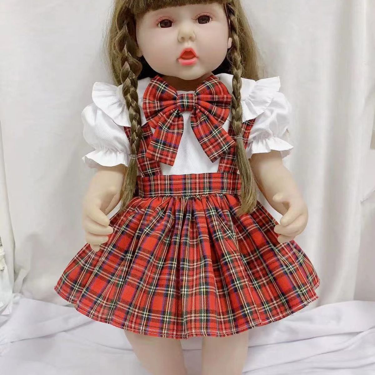 TIOZONEY - Muñeca bebe reborn vinilo de silicona juguetes para 55cm