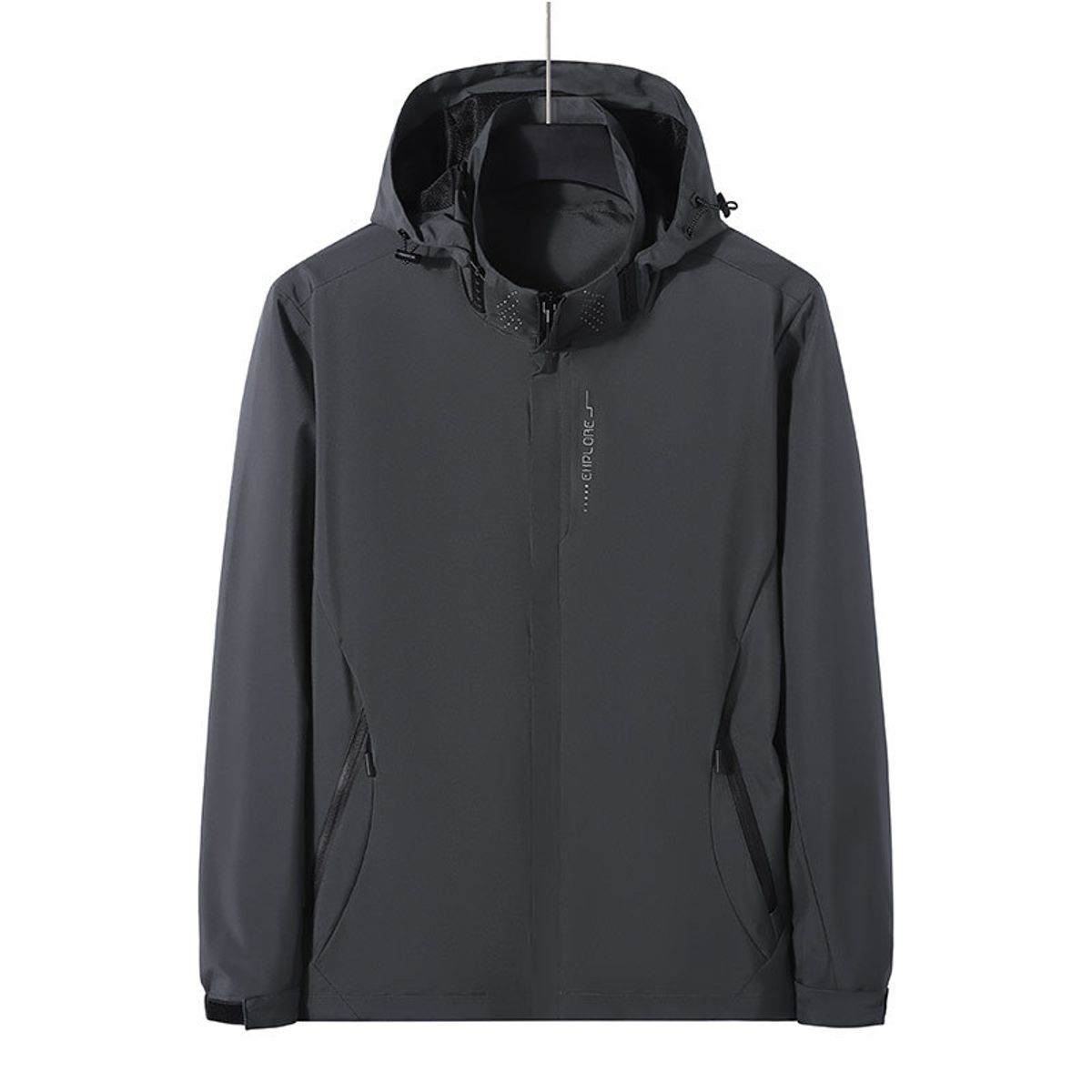 TIOZONEY - Chaqueta Hombre -Gris