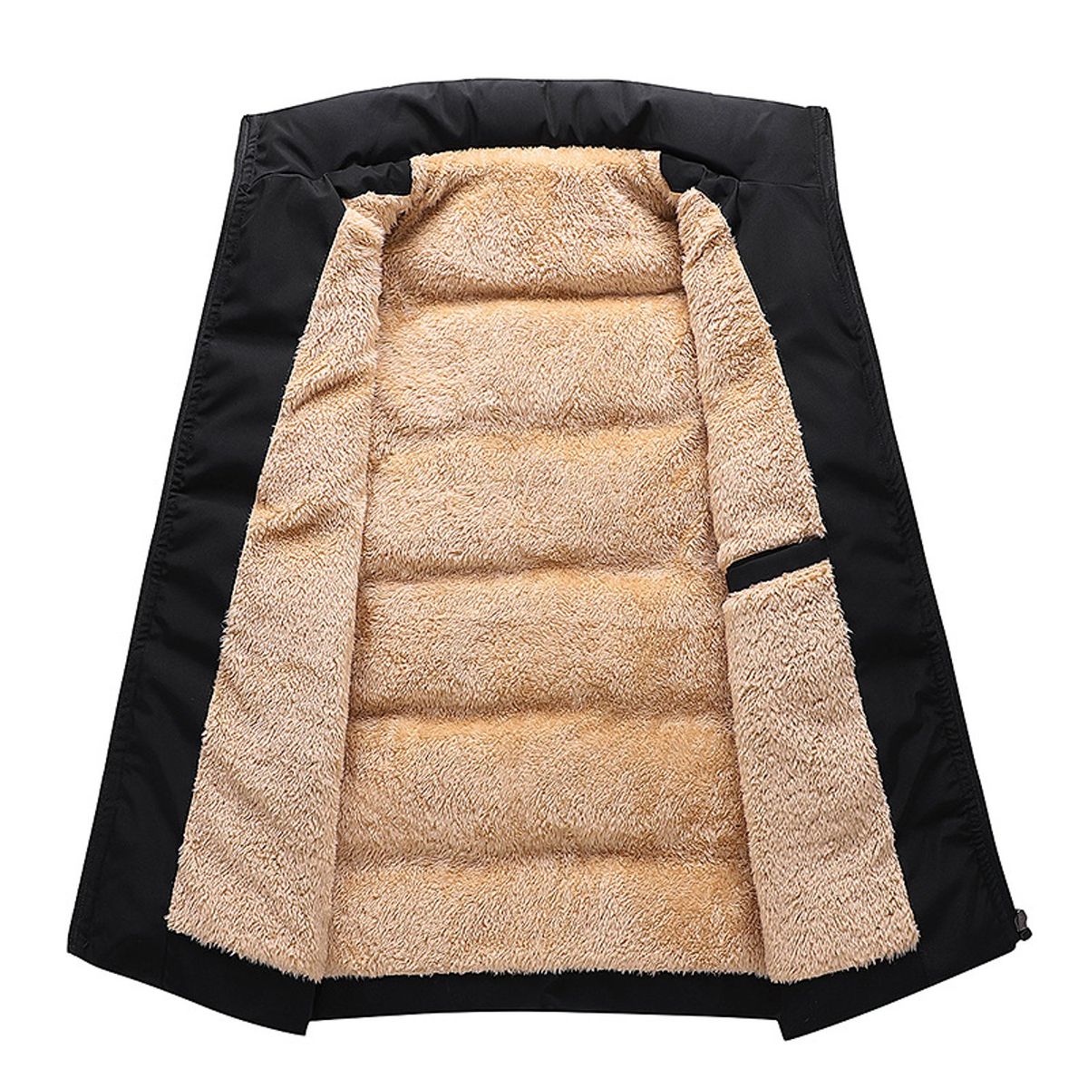 TIOZONEY - Chaqueta Sin Mangas Ripstop Liviana De Varon-Negro