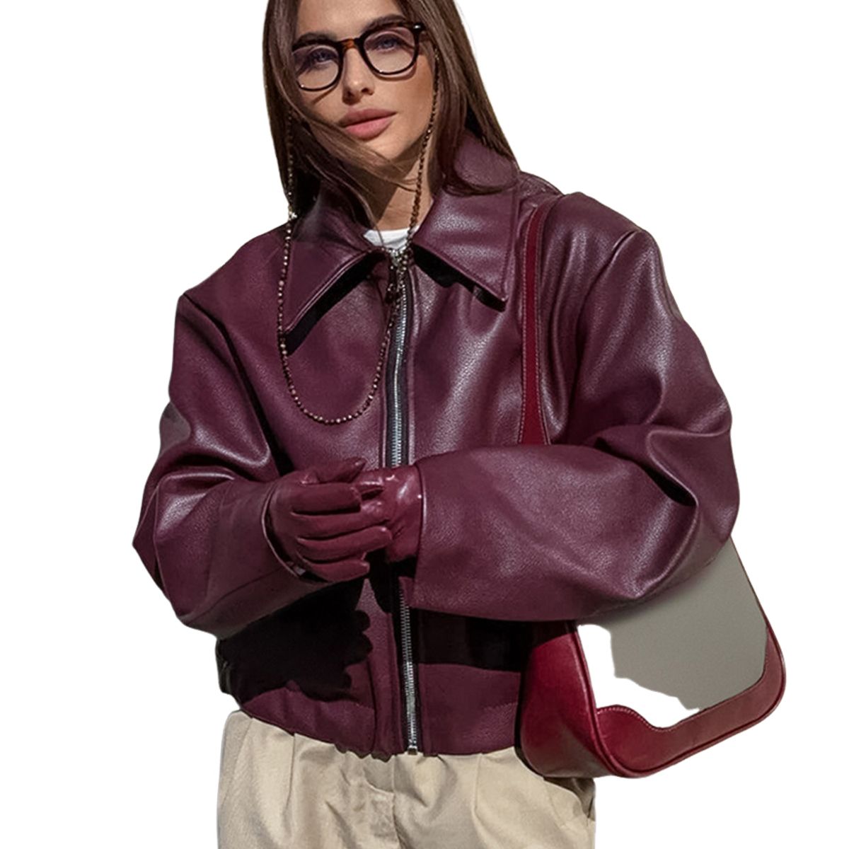 BLWOENS - Chaqueta de invierno mujer - Rojo