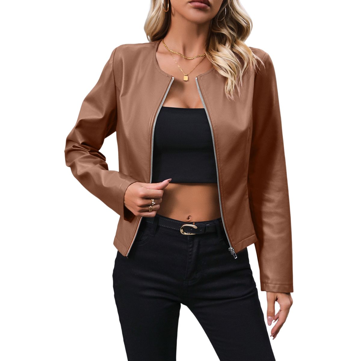 BLWOENS - Chaqueta de invierno mujer - Marrón