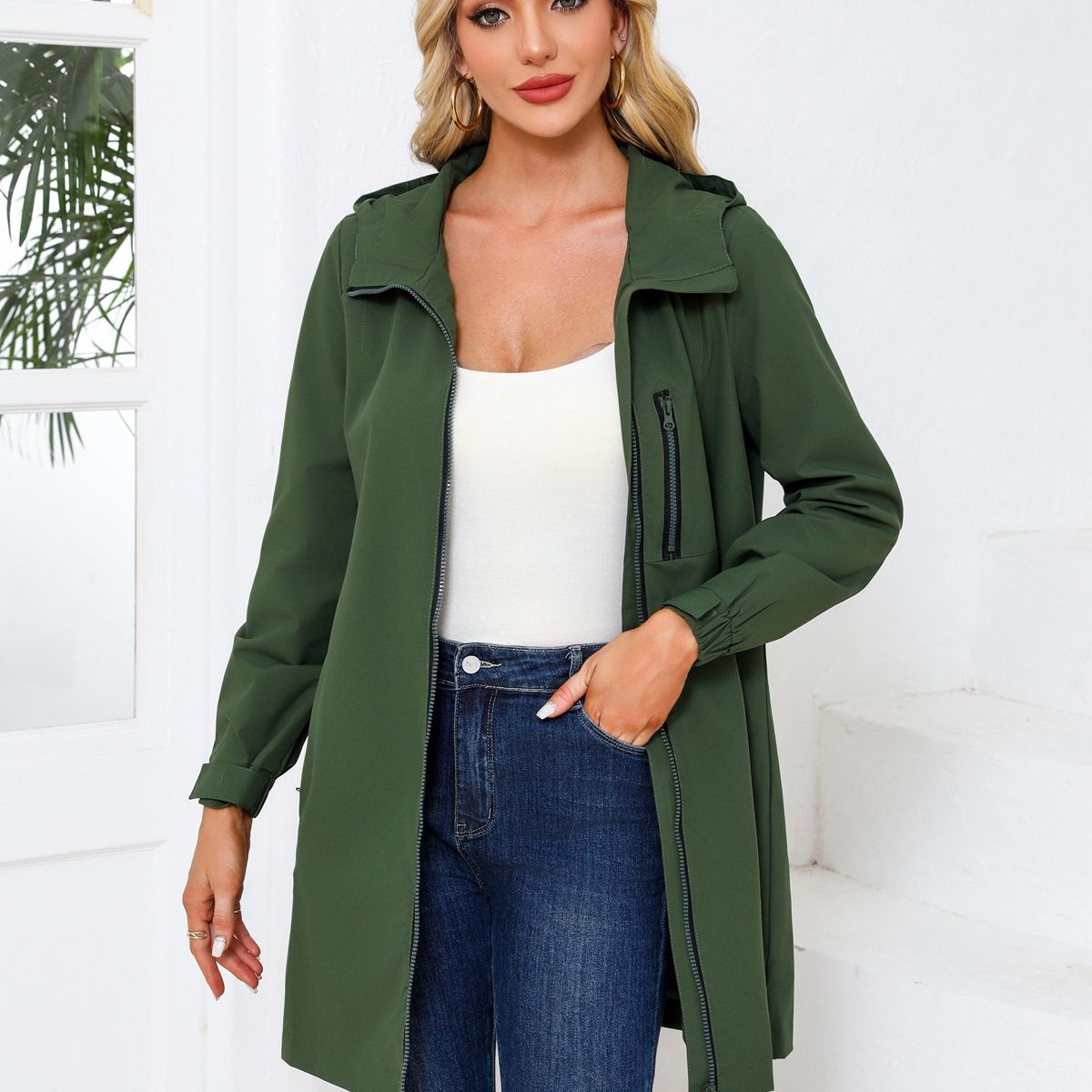 BLWOENS - Chaqueta de invierno mujer - Verde