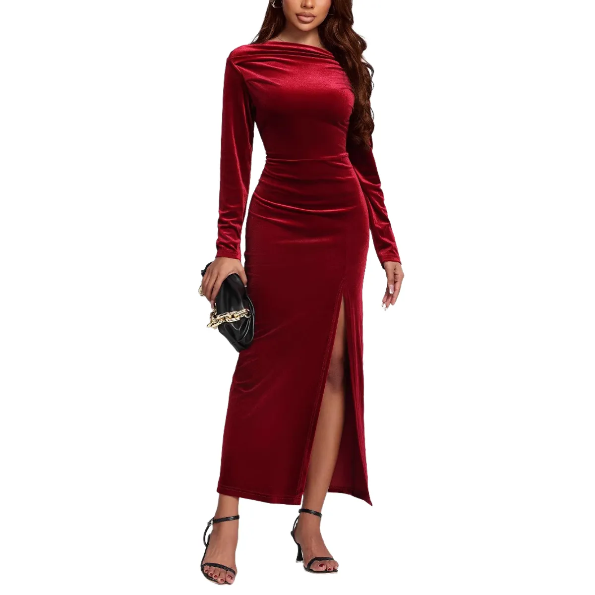 BLWOENS - Vestidos casuales de para mujeres - Rojo