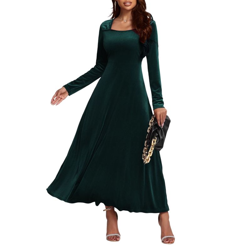 BLWOENS - Vestidos casuales de para mujeres - Verde