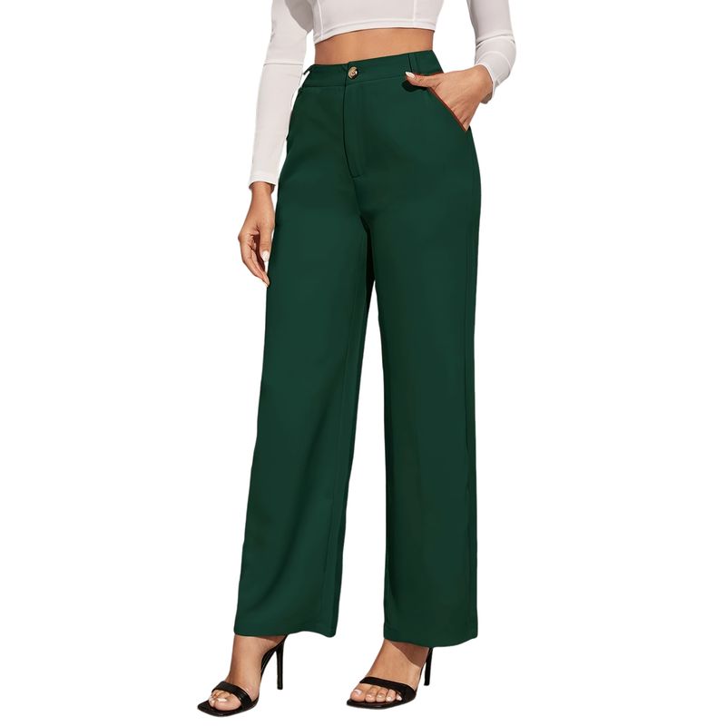 BLWOENS - Pantalones largos para mujeres - Verde