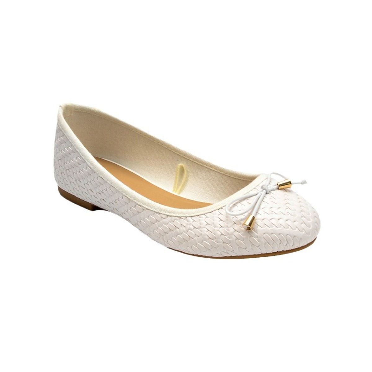 BLWOENS - Zapatos planos para mujeres - Blanco