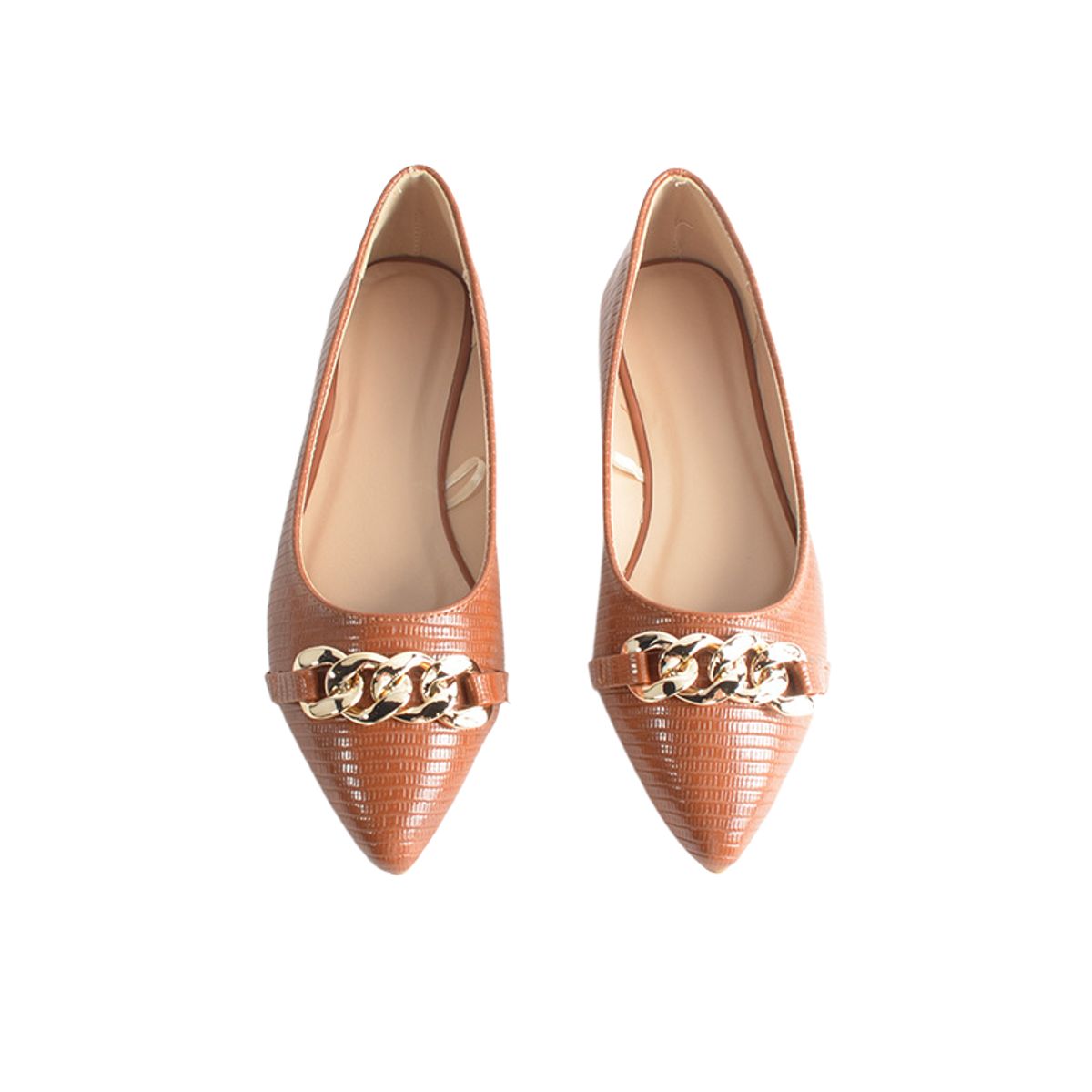 BLWOENS - Zapatos planos para mujeres - Marrón