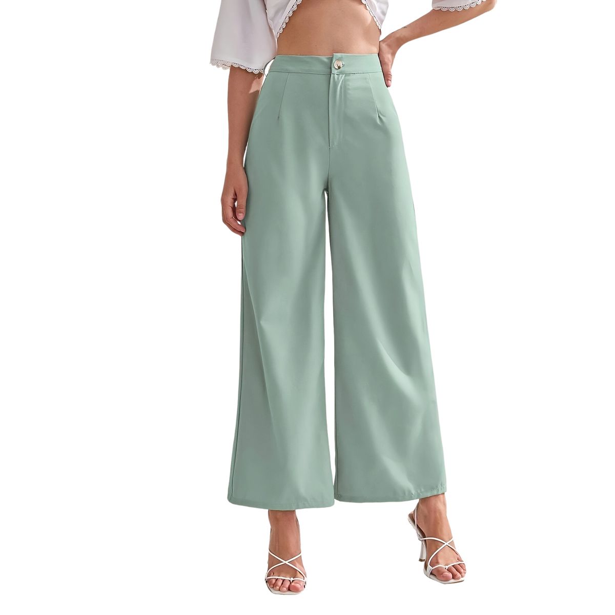 BLWOENS - Pantalones largos para mujeres - Verde