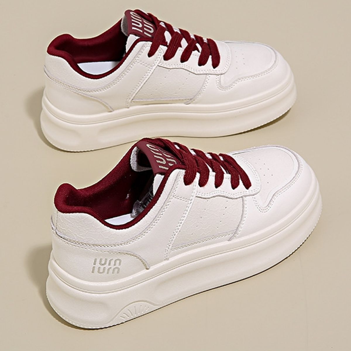 BLWOENS - Zapatos de portivas para mujeres Zapatillas - Rojo