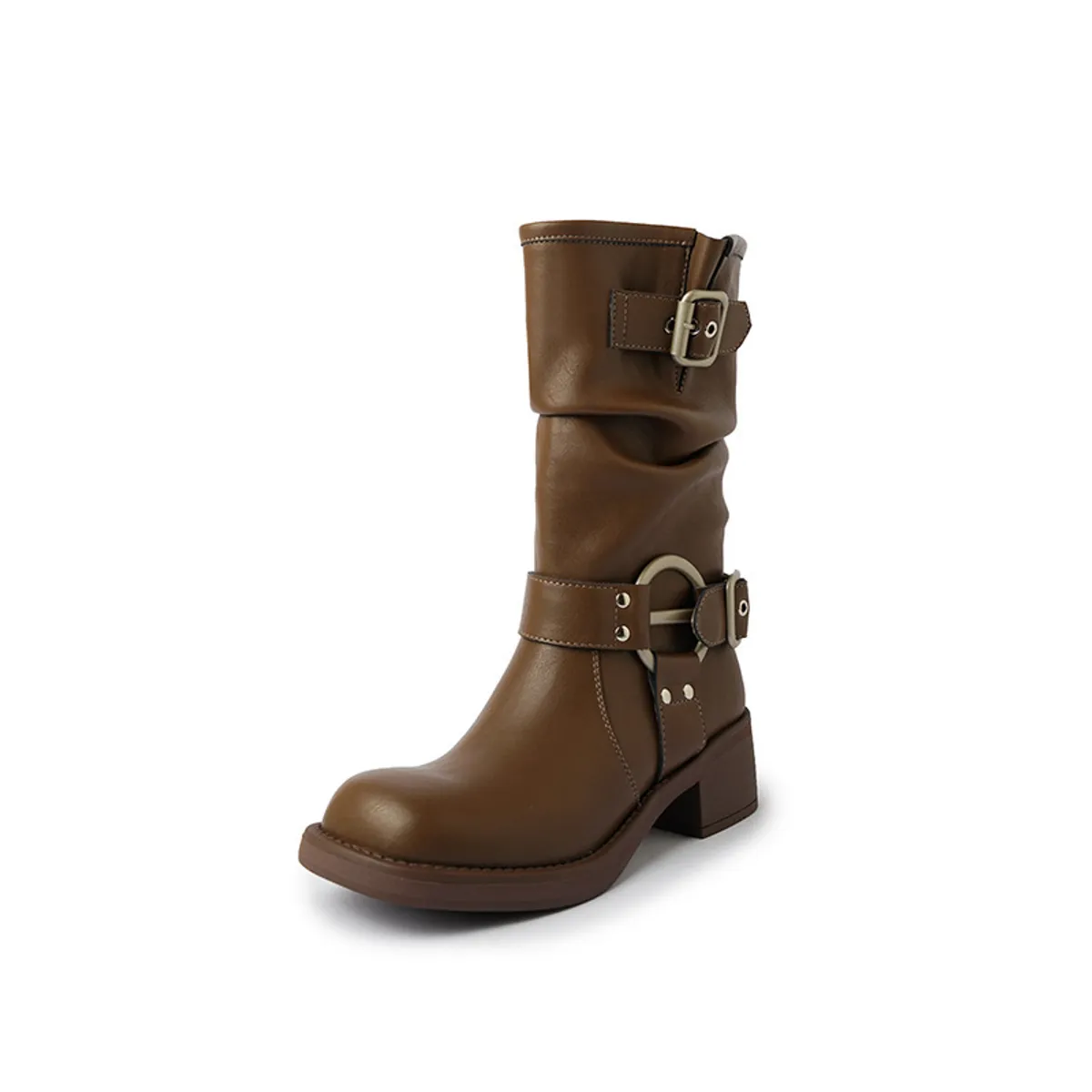 BLWOENS - Zapatos BOTAS largas de invierno para mujeres  - Marrón