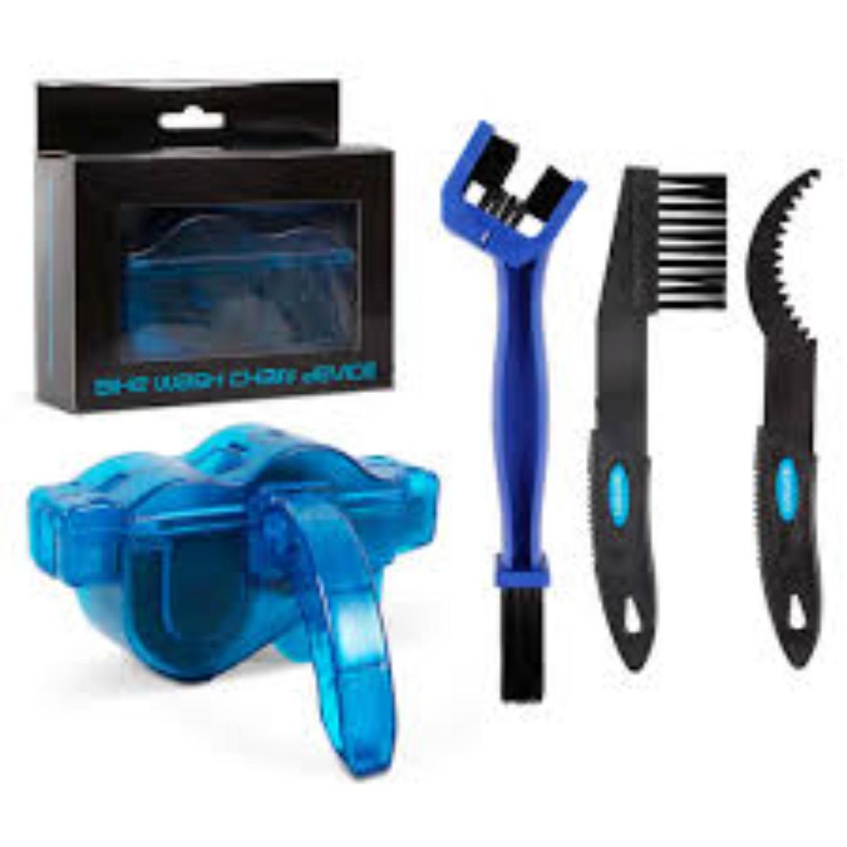 GENERICO - EL KIT LIMPIA CADENA CEPILLOS MANTENIMIENTO BICICLETA