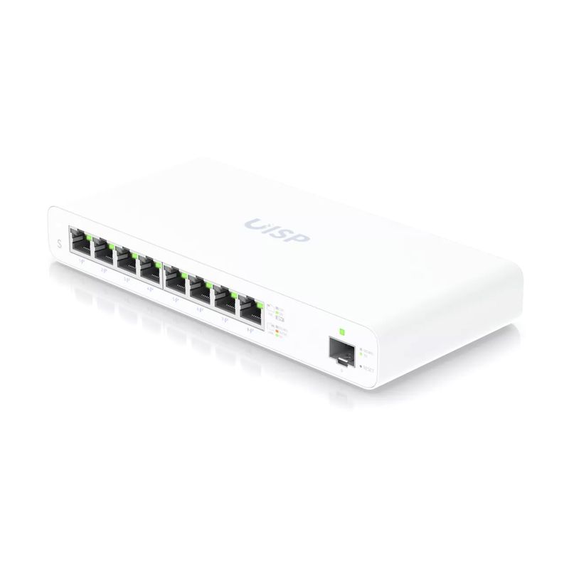 UBIQUITI - SWITCH UBIQUITI UISP 8 PUERTOS POE ADMINISTRABLE 18GBPS PN UISP-S