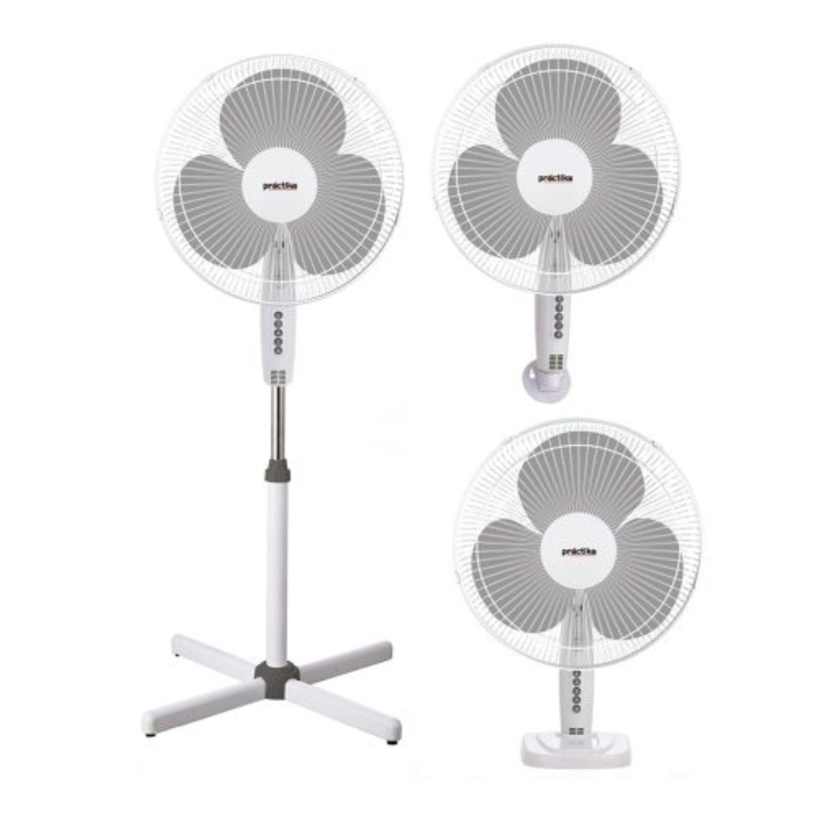 PRACTIKA - Ventilador 45W Practika ALTEA 3 EN 1 – Blanco