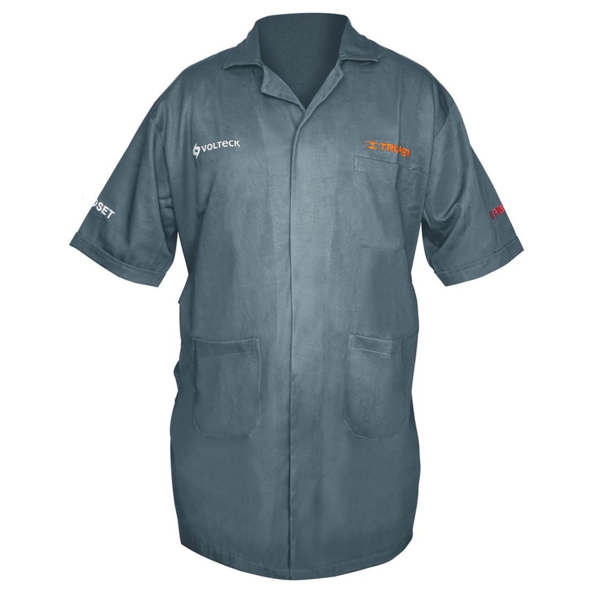 TRUPER - Bata para mecánico,  bordada con logo, talla 44, Truper