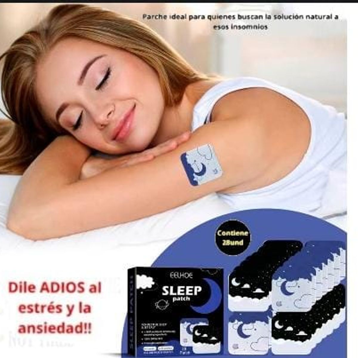 GENERICO - Parches para dormir 28 piezas