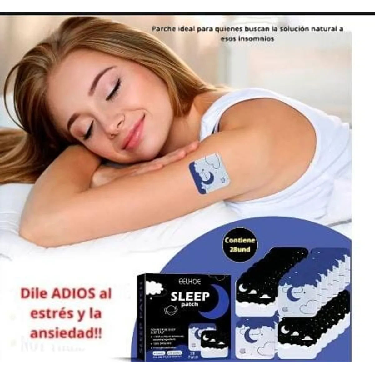 GENERICO - Parches para dormir 28 piezas