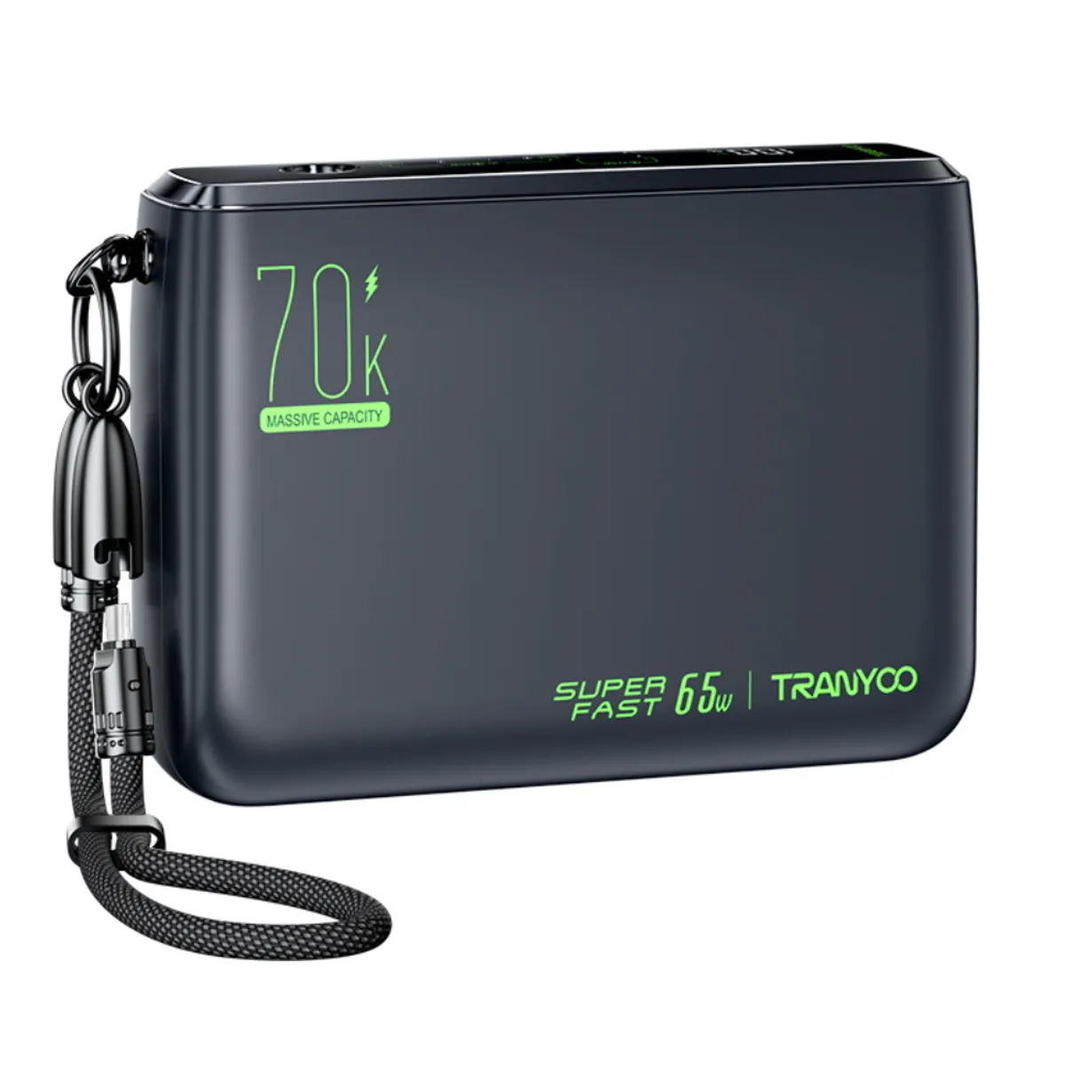 TRANYOO - Power Bank 70000 Mah Carga Rapida 65w Para Laptop Celular Estacion de Carga Starlink