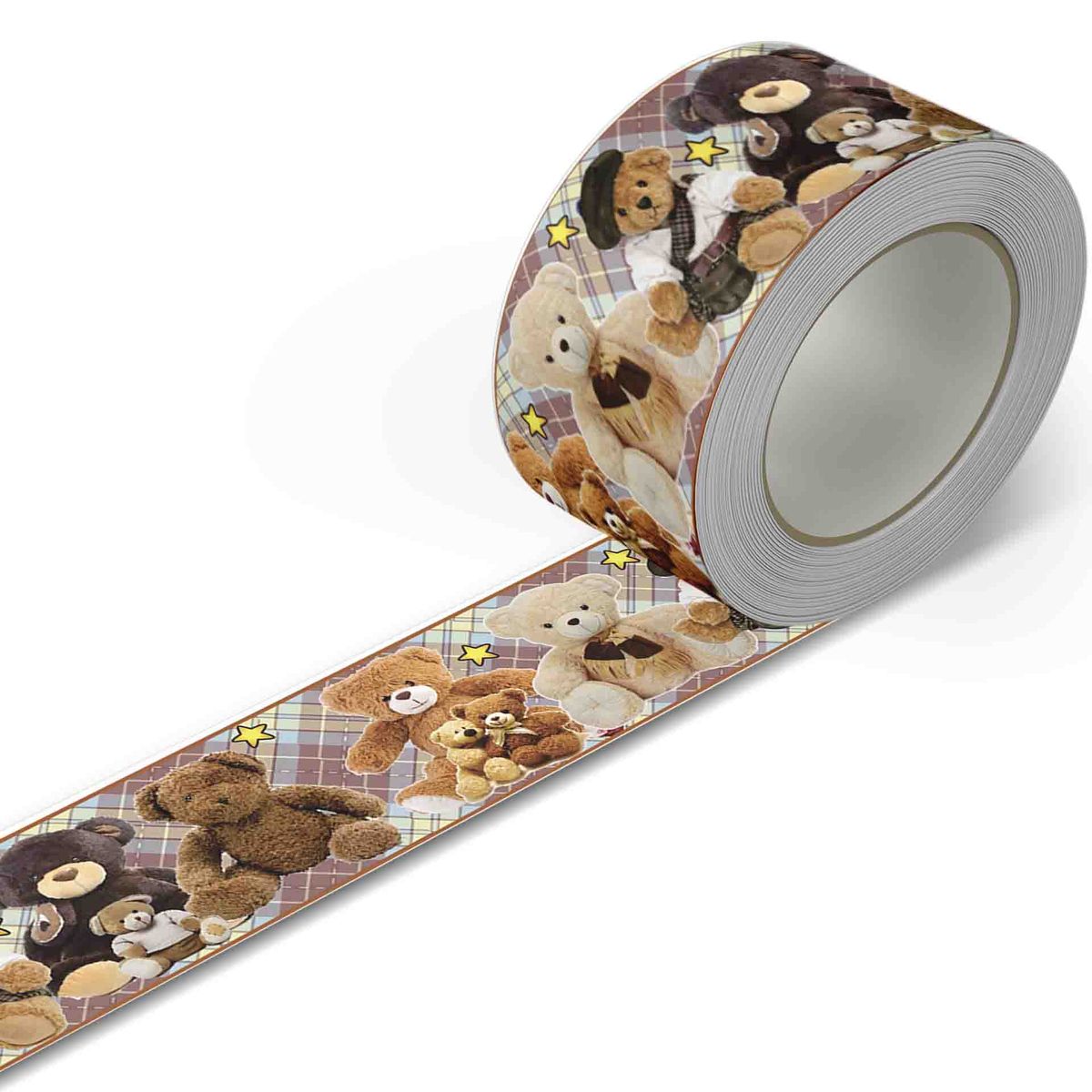 GENERICO - Cenefa Infantil Autoadhesiva Decorativa – Osos de Peluche – 5.92 mts