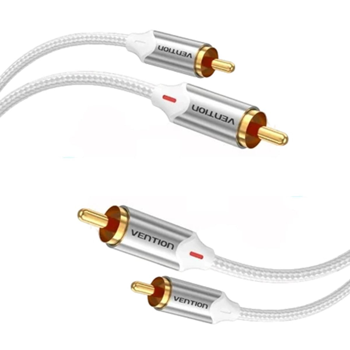 VENTION - Audio Stereo 2 Rca Cable Dvd Speaker Tv (10m) NYLON Premium