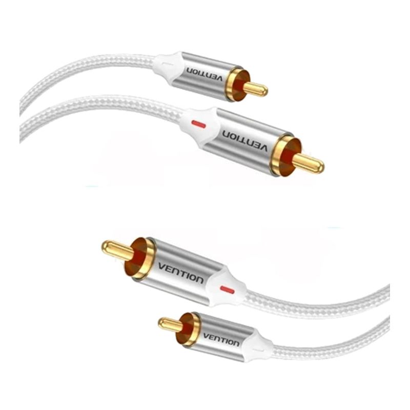 VENTION - Audio Stereo 2 Rca Cable Dvd Speaker Tv (10m) NYLON Premium