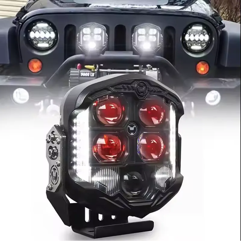 GENERICO - Faro LUPA Neblinero TIPO FORCE OffRoad 4x4 Camioneta Led PAR