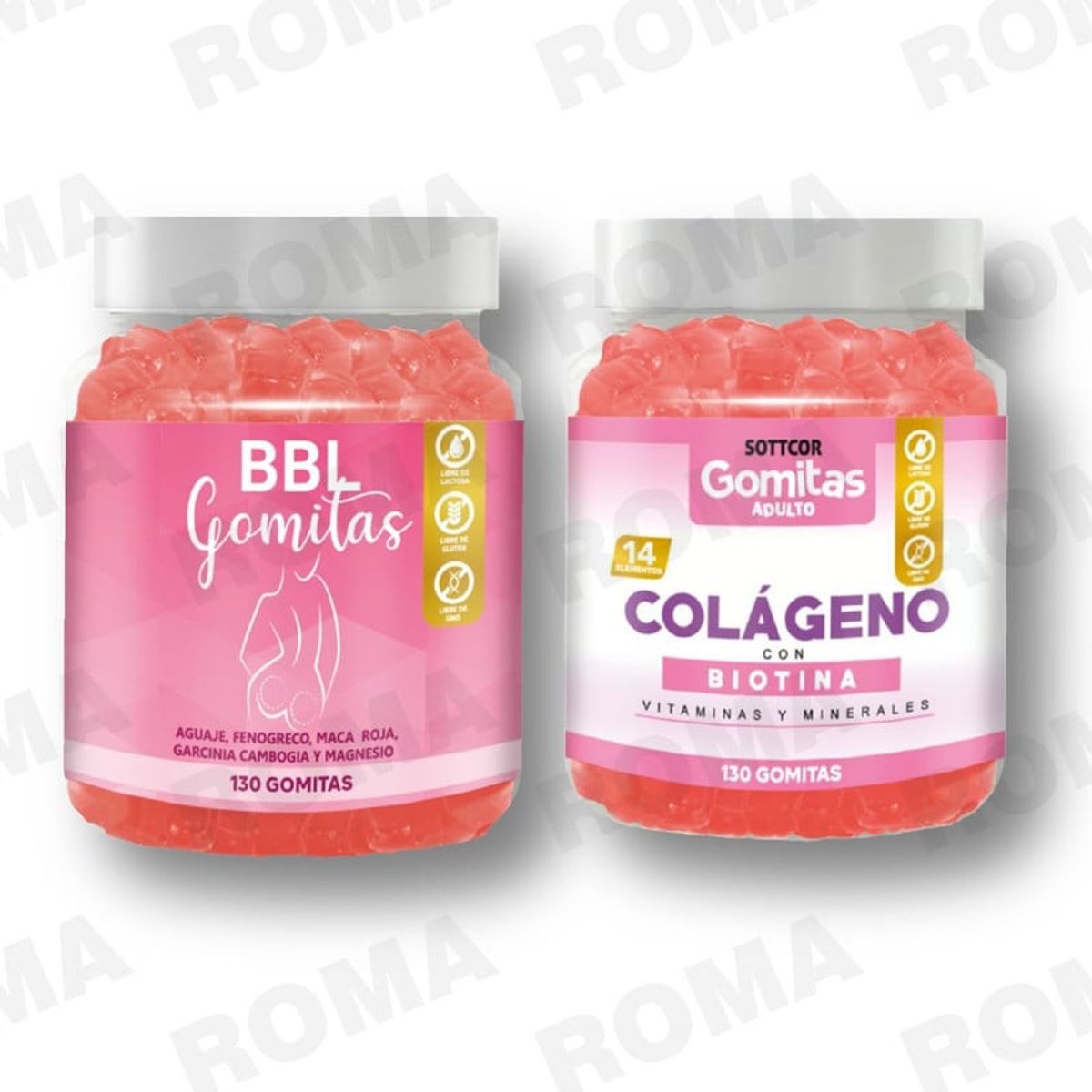 GENERICO - PACK GOMITAS BBL AGUAJE Y GOMITAS COLAGENO SOTTCOR LABS