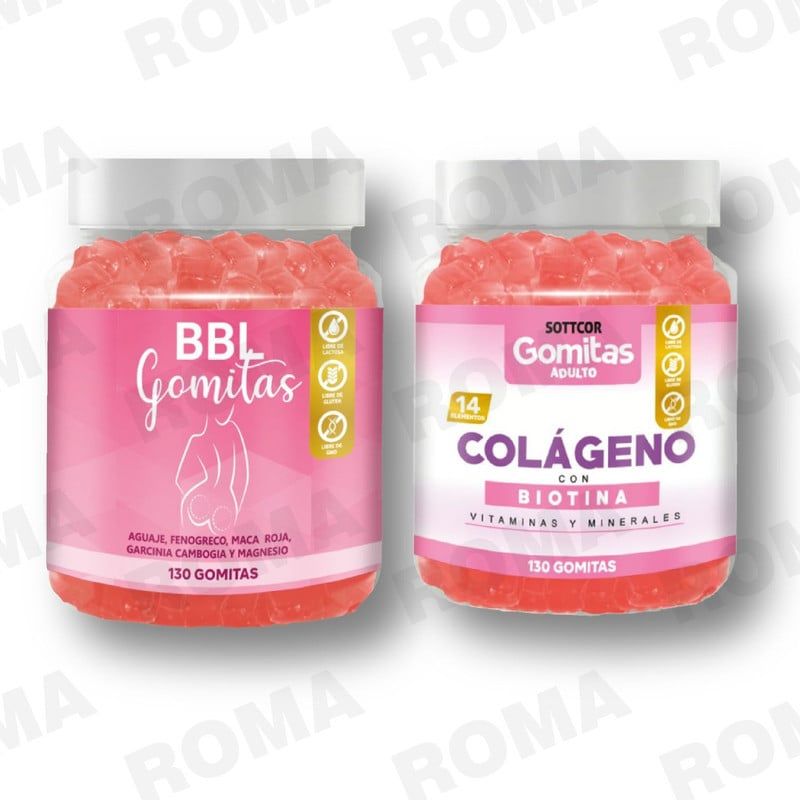 GENERICO - PACK GOMITAS BBL AGUAJE Y GOMITAS COLAGENO SOTTCOR LABS
